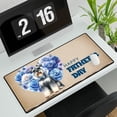 thumbnail image 3 of Schnauzer Proud Dad Happy Father's Day Desk Mat Full Keyboard Mouse Pad Miniature Schnauzer Dog Lover Large Mousepad - 02008, 3 of 5