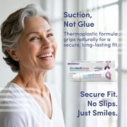 Denttach Seven Thermoplastic Denture Adhesive Cushion Reliner, Zinc-Free, 7-Day Hold, Comfortable Fit, 0.71 oz