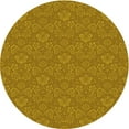 thumbnail image 1 of Ahgly Company Tapis Rond Lavable en Machine Intérieur Transitionnel Bisque Foncé Marron, 8 Pieds Rond, 1 of 7