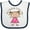 White and Navy, variant on Inktastic My Nonna Loves Me Girls Baby Bib