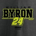 thumbnail image 4 of Men's Heathered Charcoal William Byron Stealth Pop Verbiage Long Sleeve T-Shirt, 4 of 4