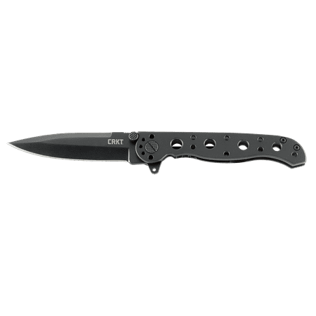 CRKT M16-01KS EDC Folding Knife with Black EDP Coated Stainless Spear Point Blade and (Best Edc Self Defense Knives)