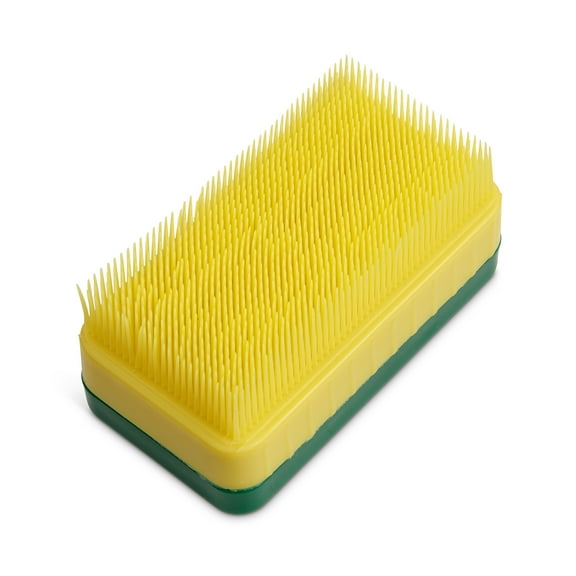 HIC Kitchen Corn Brush and Vegetable Scrubber, Dual-Textured Bristles