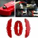 thumbnail image 4 of 4x Kit de cubiertas de pinza de freno de disco de coche delantero y trasero rojo 3D estilo accesorios para automóviles JAMW Sencillez, 4 of 5