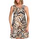 thumbnail image 1 of Disketp Watercolor Zebra para Vestido sin Mangas para Mujeres, Vestidos de Verano para Mujeres, Casual y Holgado para la Playa, 1 of 7