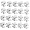 thumbnail image 5 of HOMEMAXS  20 Pcs Shower Glass Clamp Mirror Holder Clips Adjustable Strips, 5 of 8