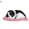 thumbnail image 1 of Simulation Animal Toy Sleeping Dog Model Kids Plush Stuffed Doll with Sound, 1 of 7