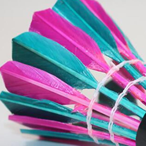12 Volants Badminton Plume De Canard – Haute élasticité, Durables, Pour Compétition Et Entraînement – Tube 39,5 Cm
