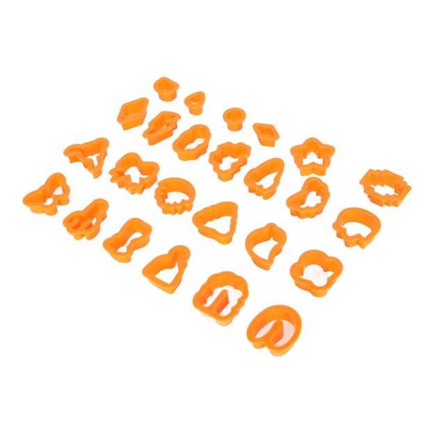 Cortadores de Pendientes de Arcilla Polimérica 25 Formas de Bricolaje para Llaveros Collares Plástico de Acero Inoxidable Adecuado para Pendientes de Arcilla Escultura ANGGREK Otros