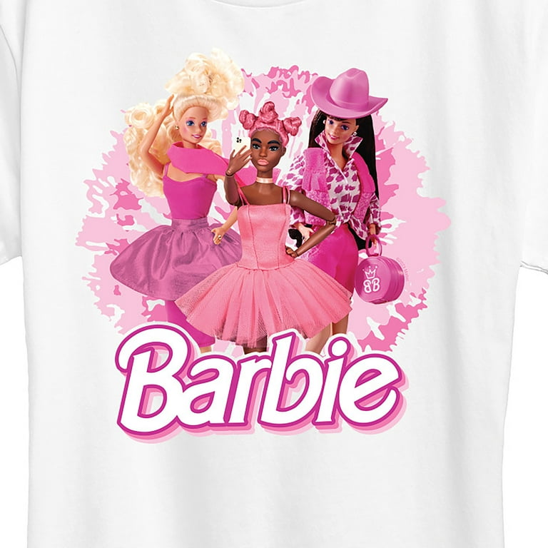 barbie pink dress shirt Vintage Barbie Pink Shirt With Mirrored Details, Unique Blouse With Chrome  Dots