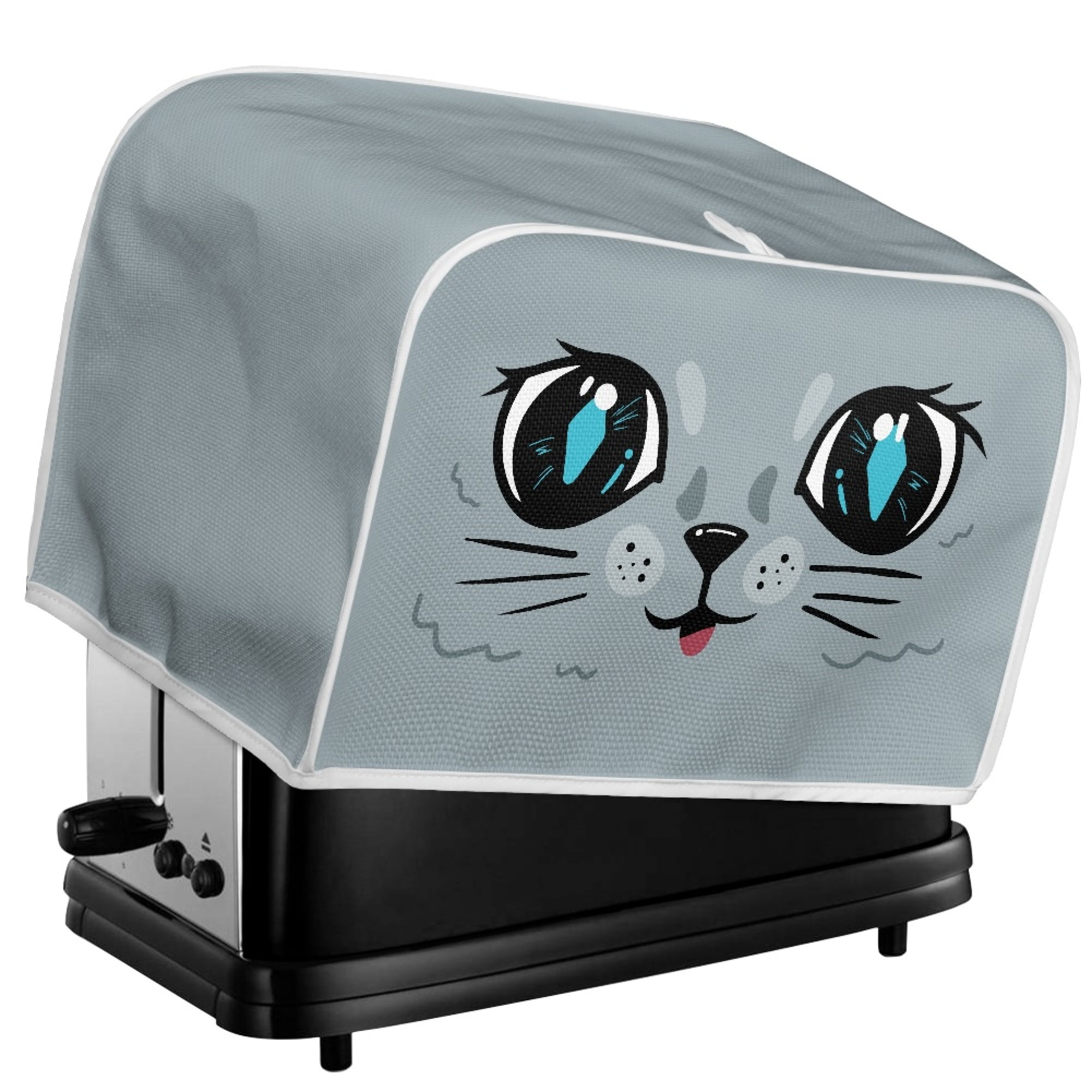 Vodetik Store Cute Cat Toaster Cover for 2 Slice Toaster Kitchen Small