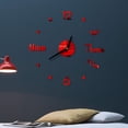 thumbnail image 3 of Vaidha DIY Wall Clock 3D Mirror Sticker Home Office Decor Clock, 3 of 4