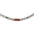thumbnail image 3 of Stainless Steel Polished Brown Ip-Plated 24In Necklace (24 X 7) Made In China srn352-24, 3 of 5