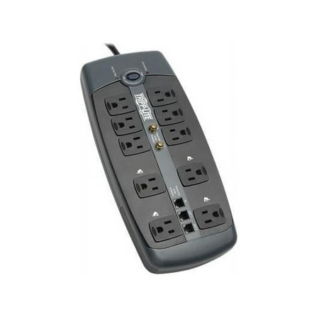 UPC: 0037332119070 | Tripp Lite 10-Outlet Surge Suppressor With Coaxial And Telephone Protection