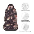 thumbnail image 4 of Yiaed Romantic Paris Print Car Seat Covers,Universal Auto Seats Protector Fits for Car,SUV Sedan,Truck,Automotive Seat Covers & Accessories, 4 of 5