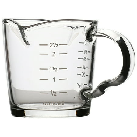 

Hemoton Cup Measuring Glass Espresso Shot Pitcher Milk Cups Jug Scale Double Gravy Measure Coffee Mixing Creamer Pourer
