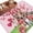 Light Pink Bright Red Grass Green, variant on Large Area Rugs for Living Room Bedroom, Valentine's Day 8'x10' Rug Washable Carpet Runner Indoor Outdoor, Watercolor Funny Dogs Love Roses Spring Pink Non Slip Floor Mats Rug for Kitchen, Patio