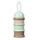 thumbnail image 1 of Dispensador de fórmula para bebés de 3 capas, contenedor de fórmula de viaje, contenedor de almacenamiento de refrigerios apilable a prueba de derrames con asa, 1 of 5
