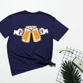 thumbnail image 5 of WREESH Womens Summer Beer Print T-Shirts Oktoberfest Tee Tops Casual Basic Crewneck Short Sleeve Pullover Slim Fit Soft Workout Shirts Navy, 5 of 5