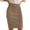 Coffee, variant on Stretch High Waist Midi Pencil Bodycon Skirt For Slim Fit Figure Versatile Workwear Straight With Elasticized Comfortable Modern Design Poodle Skirts for Toddler Girls, Size S