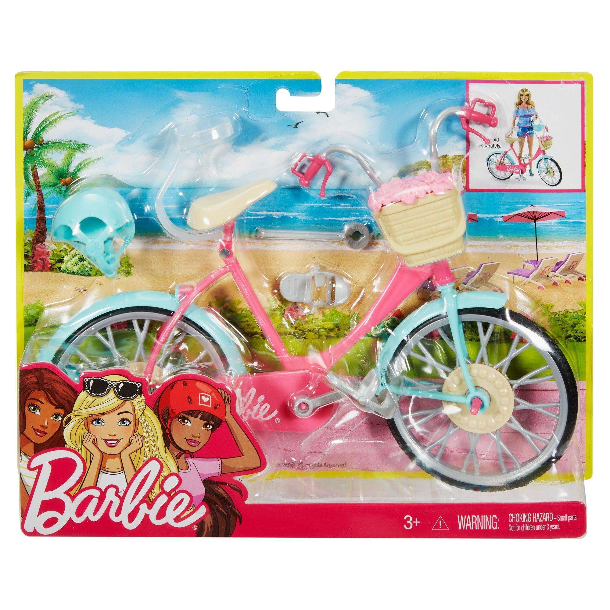 barbie and bike set