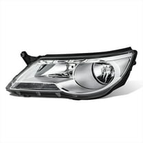 DNA Motoring For 09-11 VW Tiguan Factory Style Driver Left  LH Side Headlight Lamp Replacement
