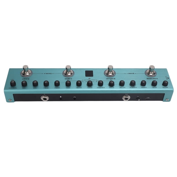 Efector De Guitarra Eléctrica Digital, Procesador Multiefectos De Salida Balanceada XLR 44,1 KHZ/24 Bits 9 Ranuras De Selección De Preamplificador Para Transmisión En Vivo