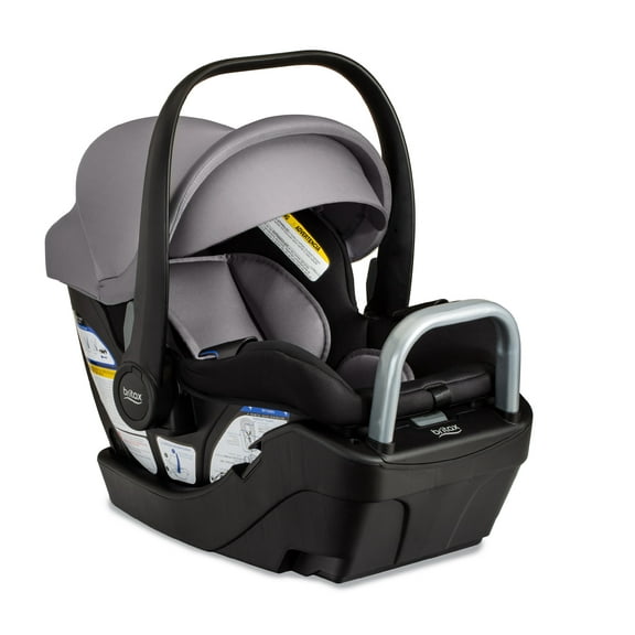 Britax Willow S Infant Car Seat With Alpine Base, Rear Facing Car Seat, Graphite Onyx