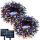 thumbnail image 1 of Cadena de luces solares JMEXSUSS, paquete de 2 unidades, 64 m, 100 LED, multicolor, 1 of 8