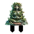 thumbnail image 2 of Gmogad Nature Statue Outdoor Decor, Acrylic Garden Statue - Weatherproof Lawn Ornament for Patio Yard Decor, Zen Inspired Ground Insert Landscape Decoration with Sturdy Base, 2 of 9