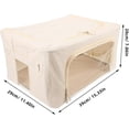 thumbnail image 2 of Bolsa De Almacenamiento Plegable Para Ropa De Cama Y Suéteres Con Ventana Transparente Organizador Resistente Para Mantas Y Edredones, 2 of 4