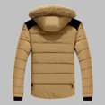 thumbnail image 5 of Winter Jacket Mens Down Coat Warm Parkas Streetwear Extra Thick Highly Padded Windproof High Collar Male Puffer Jacket for Outdoor, 5 of 8