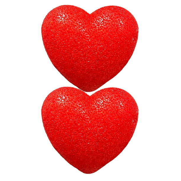 2 piezas de decoraciones de corazón iluminadas para San Valentín para presentaciones románticas en interiores y exteriores, luces en forma de corazón para bodas y aniversarios