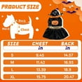thumbnail image 2 of GASTROPOD Dog Halloween Costumes,Whimsical Small Dog Halloween Costumes,Polyester Horned Pumpkin Skirt Set Pet Halloween Costumes,Style3,M, 2 of 7