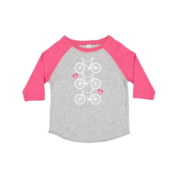 Inktastic Biking Bicycle Silhouette Girls Toddler T-Shirt