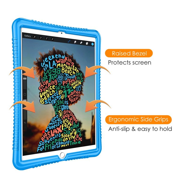 Topwin iPad 9th/8th/7th Gen Case Crown Bling Diamond Cute Elegant PU Leather Smart Auto Sleep/Wake Stand Shockproof Case for Apple iPad 10.2 2021