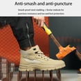 thumbnail image 3 of Steel Toe Boots Breathable and Comfortable Work Shoes Safety Shoes Outdoor Hiking Shoes for Men and Women, 3 of 7