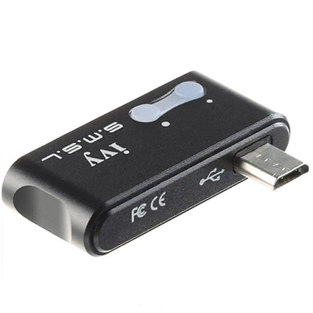 SMSL IVY DAC MINI Convertidor de audio digital a analógico portátil, amplificador de auriculares AMP Soporte de entrada USB OTG solo para teléfonos móviles Android Negro