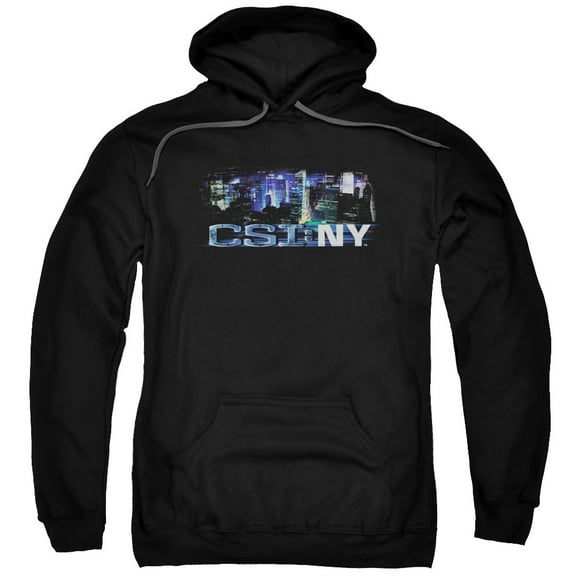 Csi Ny Never Rests Adult Pullover Hoodie Sweatshirt Black