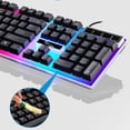 thumbnail image 3 of Shisuyan Wired Gaming Keyboard Mouse Set Colorful Backlight Computer Game Keyboard Mouse Gaming Accessories (Black), 3 of 8