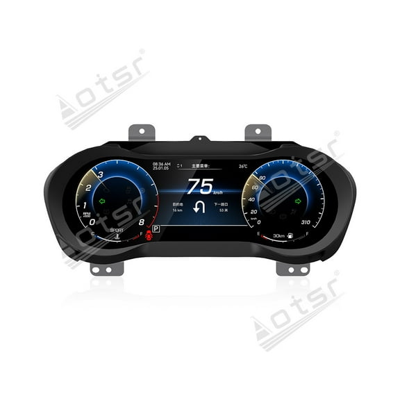 Aotsr 12.3 inch car LCD instrument cluster speedometer suitable for Maserati Ghibli 2014-2023