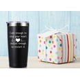 thumbnail image 3 of Cute Enough to Stop Your Heart Skilled Enough to Restart It 20 OZ Tumbler.Appreciation Doctor Nurse Gifts.Birthday,Christmas,Medical Nursing Graduation Gifts for Medical Worker Travel Mug(Black), 3 of 6