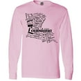 thumbnail image 3 of Inktastic Louisiana Word Salad Long Sleeve T-Shirt, 3 of 5