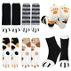 thumbnail image 1 of pares de calcetines de terciopelo coral, suaves y cómodos para mujer, gruesos y afelpados para otoño e invierno, calcetines para dormir en casa, calcetines de suelo con garra de gato, 1 of 7