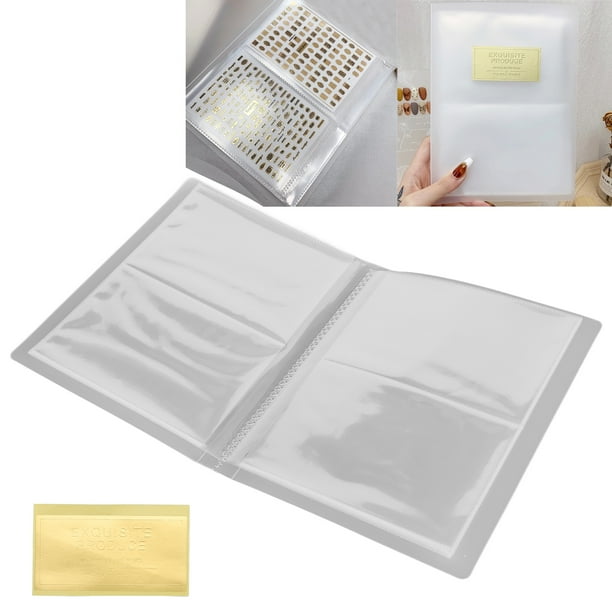 Libro De Almacenamiento De Pegatinas De Uñas, Calcomanías De Clavos LESTAU LETAU Capacidad Para La Organización De Fotos Para Las Calcomanías De Uñas