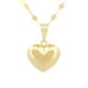 thumbnail image 1 of Cadena Gargantilla Casa del Anillo Corazón Mediano Oro 10k Sólido amarillo 00, 1 of 6