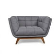 thumbnail image 3 of Mid-Century Modern Allen Seaside Gray Lounge Chair, 3 of 4