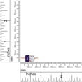 thumbnail image 5 of 1.70CT 7X5MM Emerald Shape Natural Amethyst & 7X5MM Oval Cut Lab Created Moissanite Diamond Toi Et Moi 2-Stone Engagement Wedding Ring For Women In 14K Rose Gold Over Sterling Silver (1.70Cttw)-6, 5 of 7