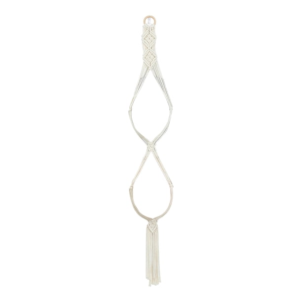 Tapiz de pared para sombreros bohemios | Organizador de sombreros de macramé tejido a mano, hilo de algodón, almacenamiento decorativo para casa, ala ancha, fedora, sombreros de vaquero de Panamá