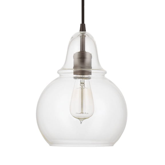 11.25 Inch 1 Light Pendant In Modern Style 8 High By 11.25 Wide-Burnished Bronze Finish -Traditional Installation Capital Lighting 4644Bb-143